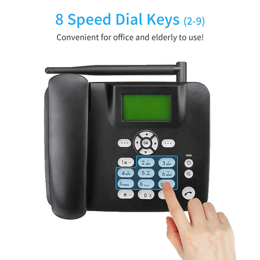 Wireless Cordless Telephone - Caller ID Phone for Home & Office Use