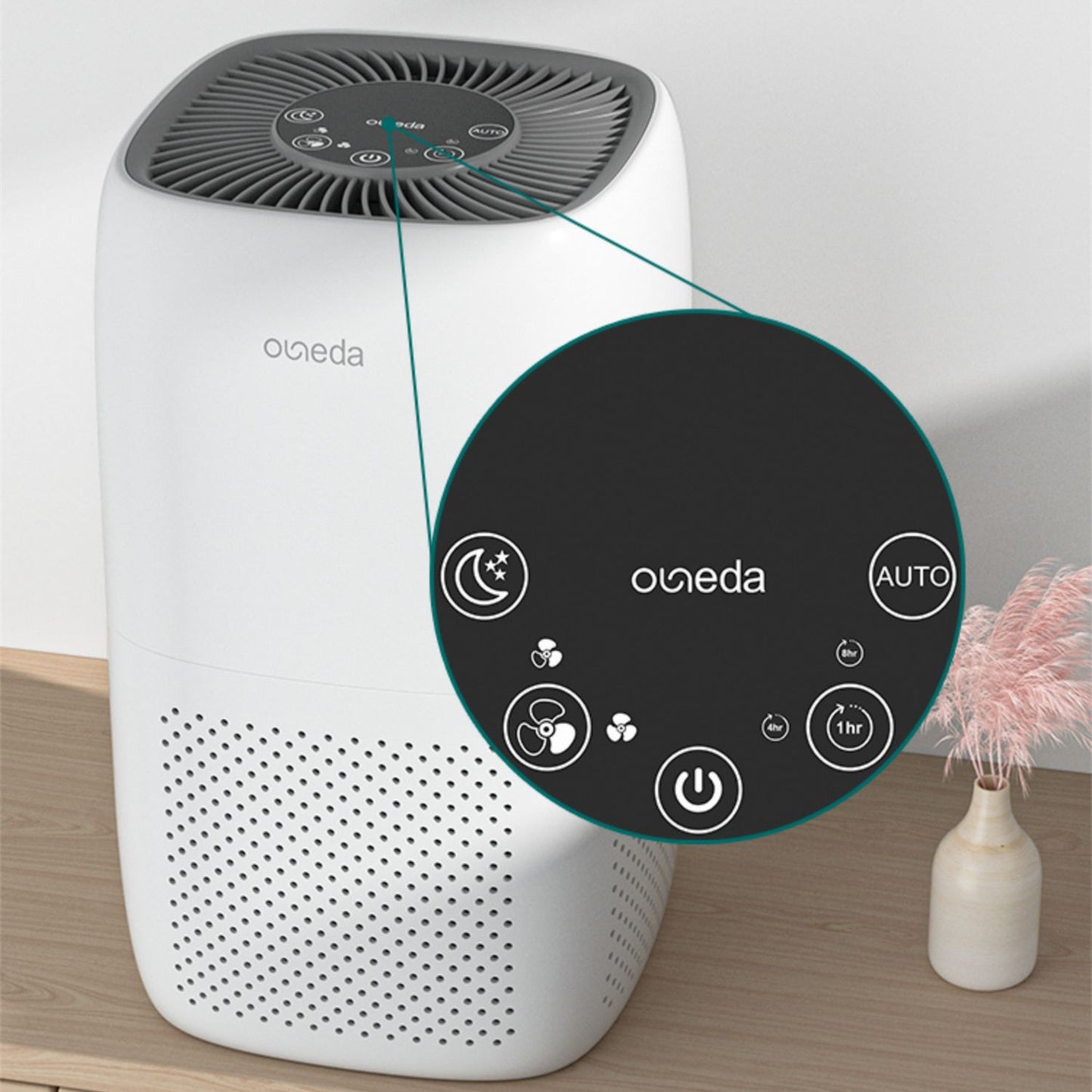 Desktop Air Purifier - Compact HEPA Air Cleaner for Home, Bedroom & Office