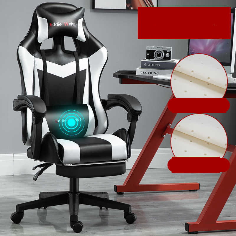 Ergonomic Gaming Chair - Adjustable Computer Chair for Home Office & Gaming