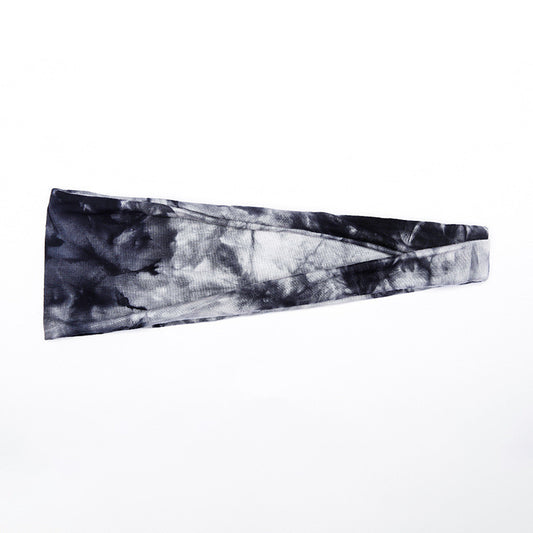 Tie-dye Turban Wide Side Sports Headband