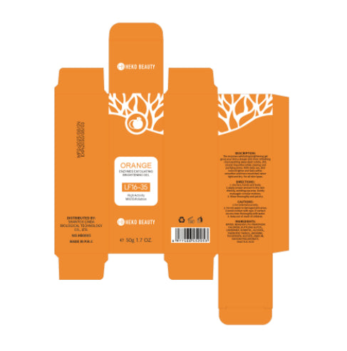 Orange Enzyme Exfoliating Gel Facial Deep Cleansing Moisturizing Gentle Rubbing Mud Exfoliating Skin