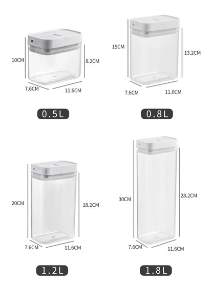 Snacks Dry Goods Moisture-proof Storage Plastic Sealing Jar