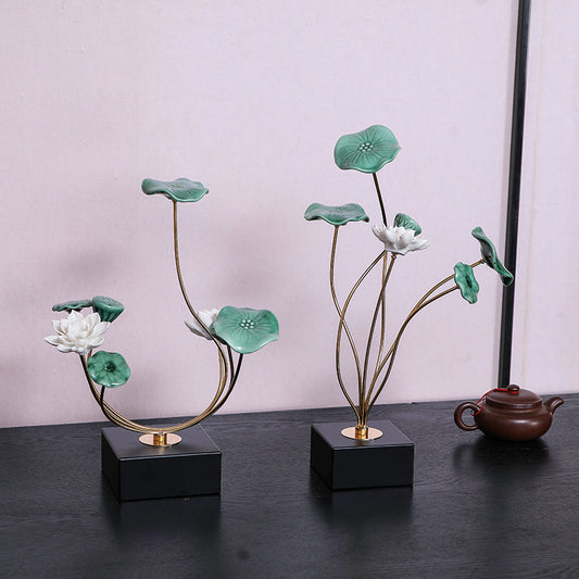 Ceramic Decorative Figurine - Handcrafted Ornament for Home & Office Décor