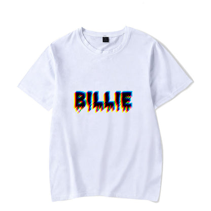 Singer Billie Eilish Bi Pear Around Men And Women Short-sleeved T-shirt