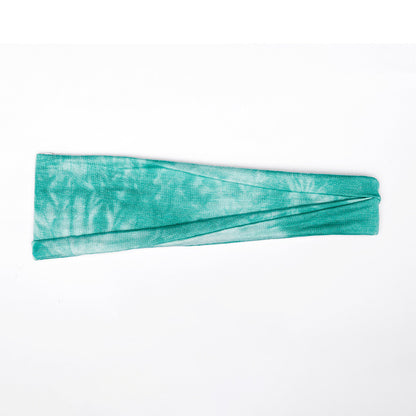 Tie-dye Turban Wide Side Sports Headband