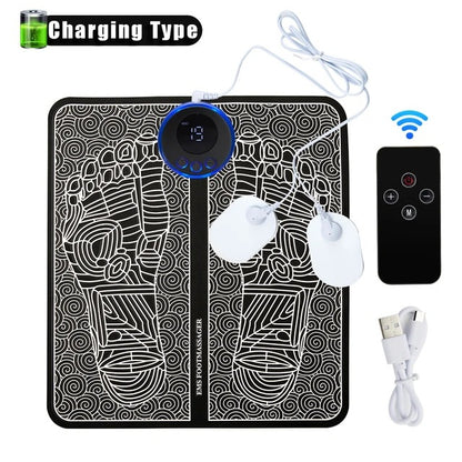 Electric EMS Foot Massager Pad Feet Muscle Stimulator Leg Reshaping Foot Massage Mat Relieve Ache Pain Health Care