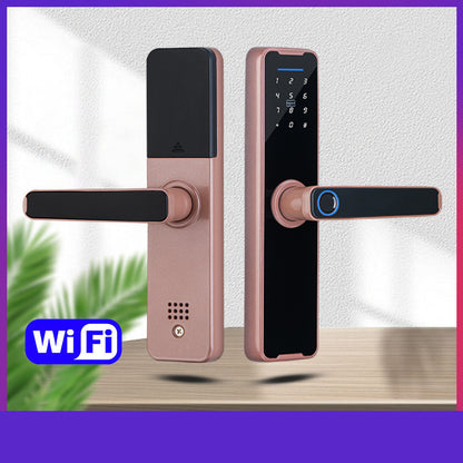 Smart Fingerprint Door Lock - Keyless Entry Lock with Code & Fingerprint Access