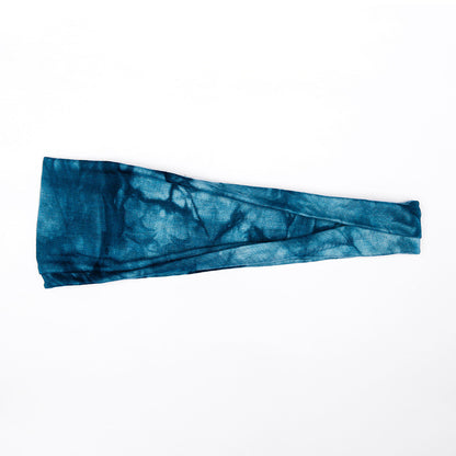 Tie-dye Turban Wide Side Sports Headband