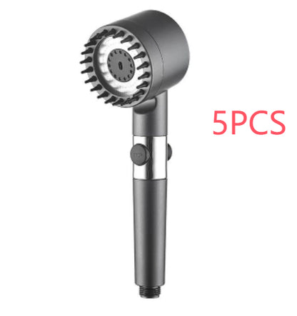 The Third Gear Adjustable Strong Supercharged Shower Head Household Bath Shower Hose Shower Head