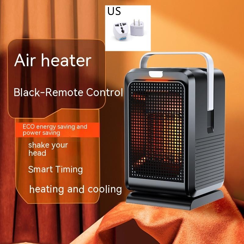 Desktop Space Heater - Compact Warm Air Blower for Home & Office Desks