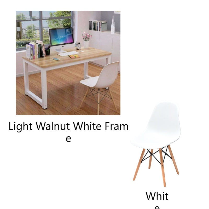 Simple Computer Desk - Compact Home Office Workstation for Small Spaces