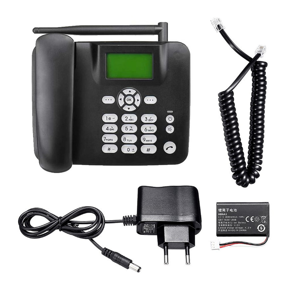 Wireless Cordless Telephone - Caller ID Phone for Home & Office Use