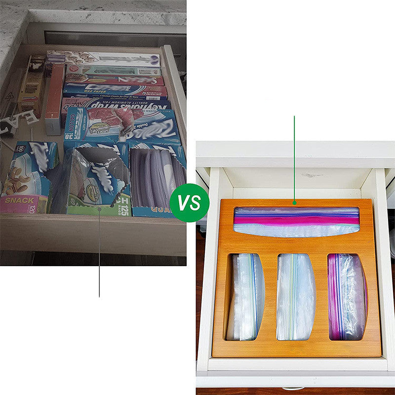 Hot Sell Bamboo Storage Box Household Goods Dispenser