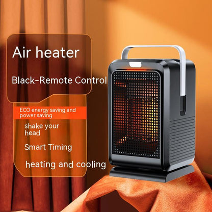 Desktop Space Heater - Compact Warm Air Blower for Home & Office Desks