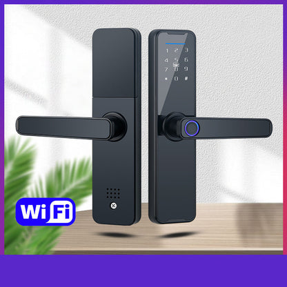 Smart Fingerprint Door Lock - Keyless Entry Lock with Code & Fingerprint Access
