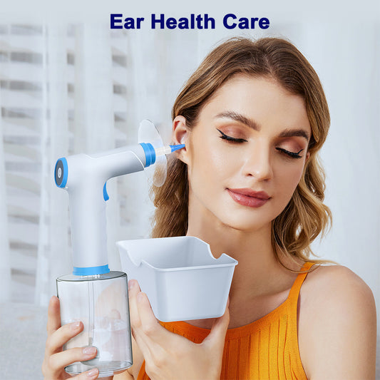 New Electric Ear Punch With Earmuffs Household Portable Meatus Acusticus Cleaning Device Ear Washing Tool Batch