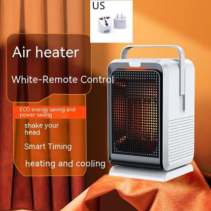 Desktop Space Heater - Compact Warm Air Blower for Home & Office Desks