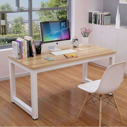Simple Computer Desk - Compact Home Office Workstation for Small Spaces