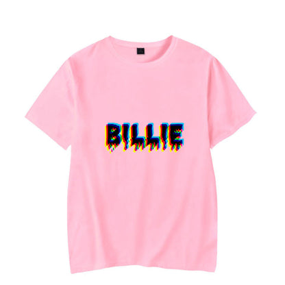 Singer Billie Eilish Bi Pear Around Men And Women Short-sleeved T-shirt