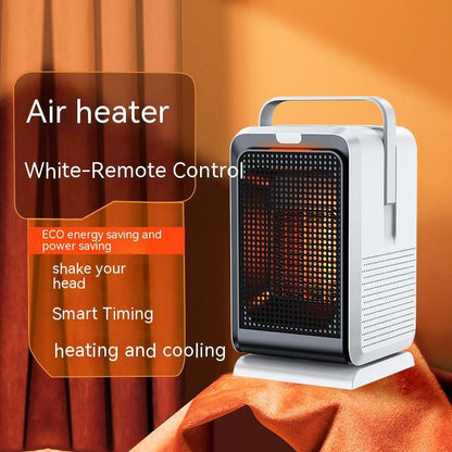 Desktop Space Heater - Compact Warm Air Blower for Home & Office Desks